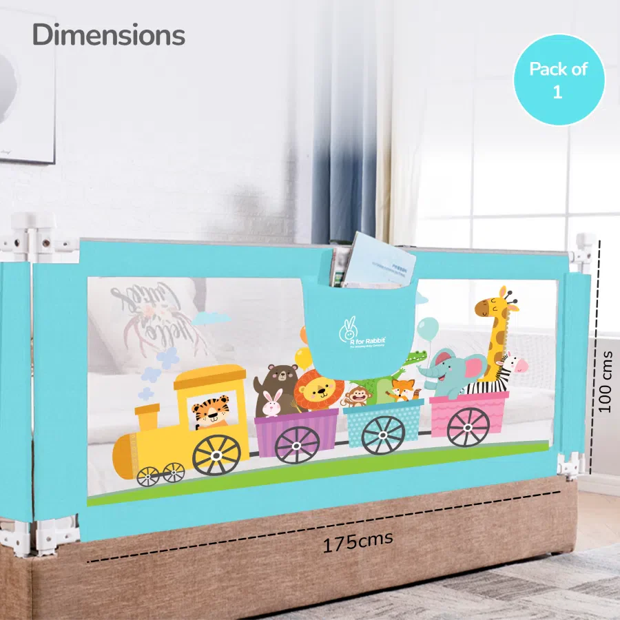Safari Bed Rail for Baby Easy Install, Anti-Fall Safeguard for Toddler Safety - Image 7