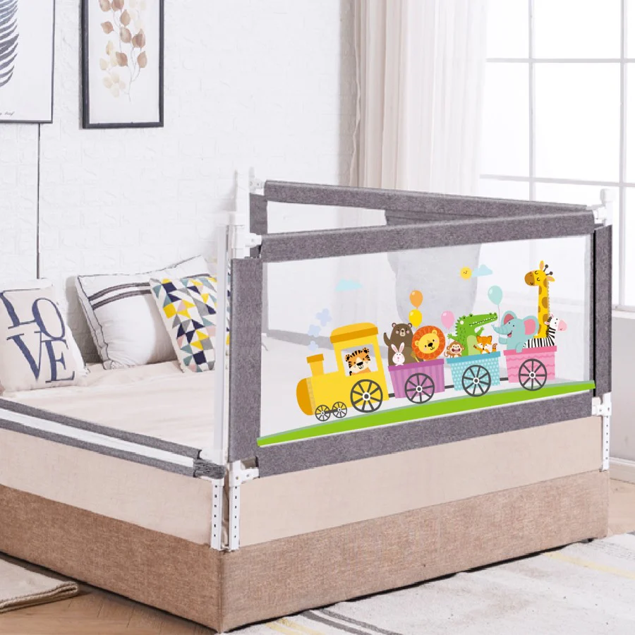 Safari Bed Rail for Baby Easy Install, Anti-Fall Safeguard for Toddler Safety - Image 9