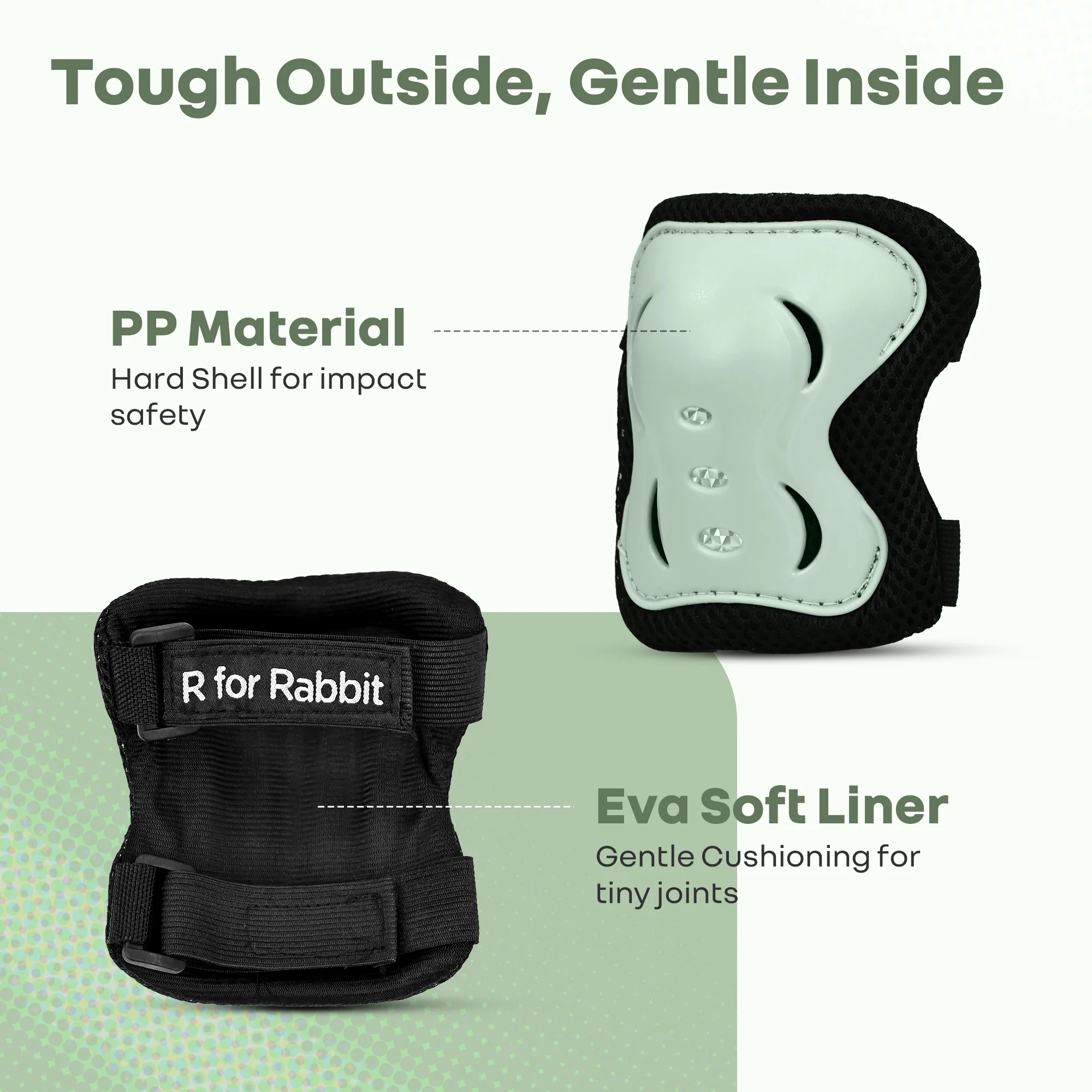 Kids Safety Protector Pads Set, Cushioned Knee, Elbow & Wrist Guards for Outdoor Riding & Sports - Image 3