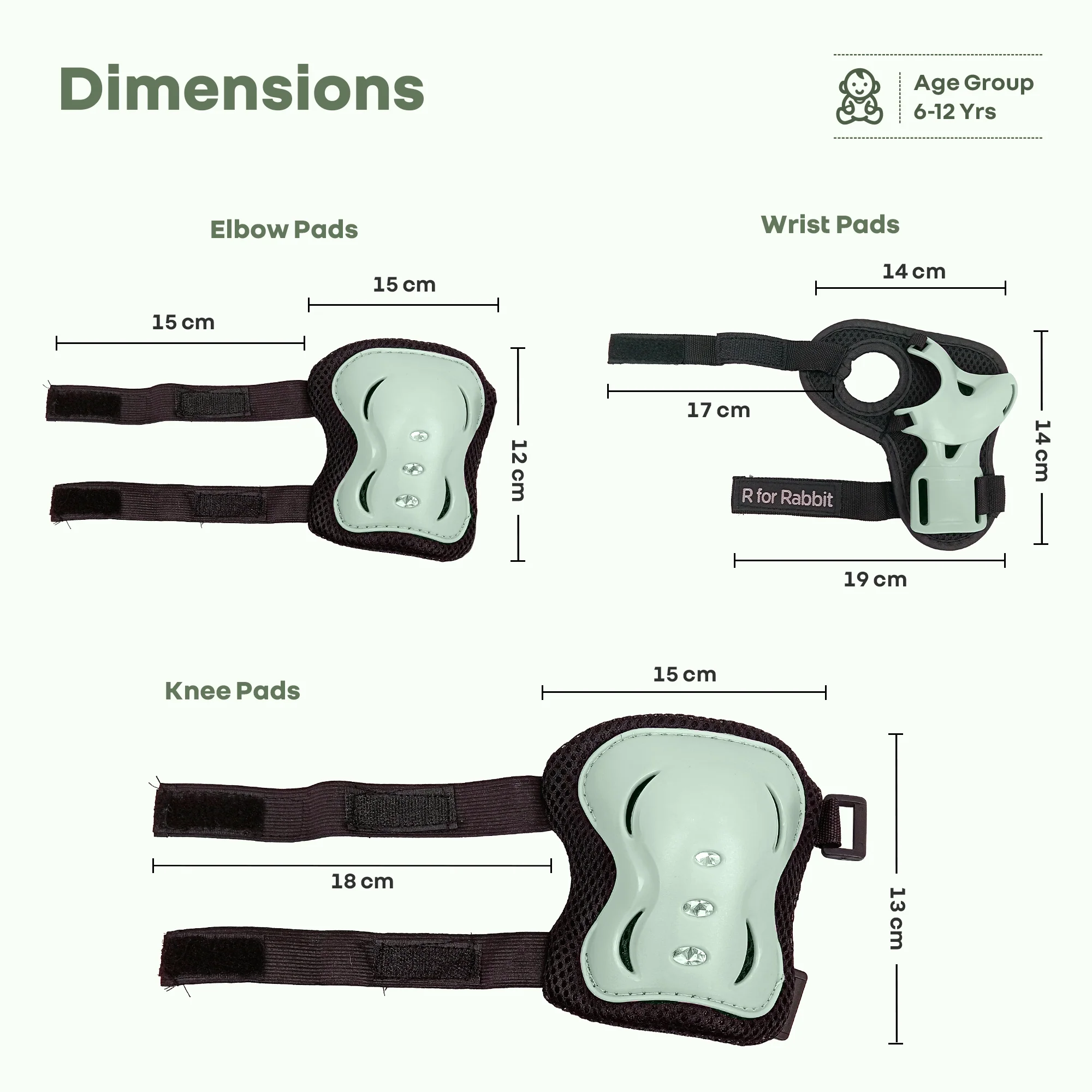 Kids Safety Protector Pads Set, Cushioned Knee, Elbow & Wrist Guards for Outdoor Riding & Sports - Image 8