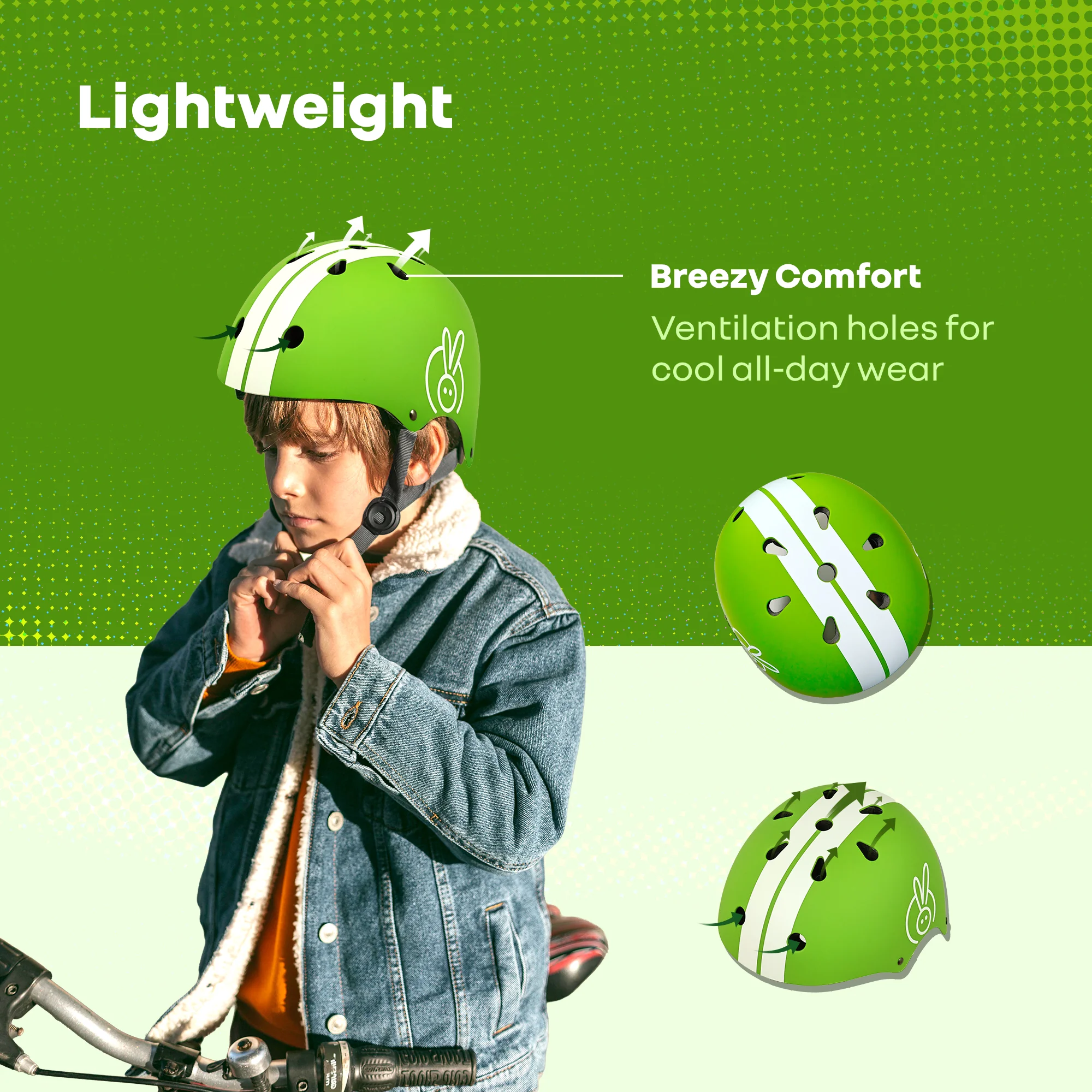Safe Play Kids Helmet – Lightweight, Adjustable & Certified Safety Gear with ABS & EPS foam core (3–7 Years) - Image 11