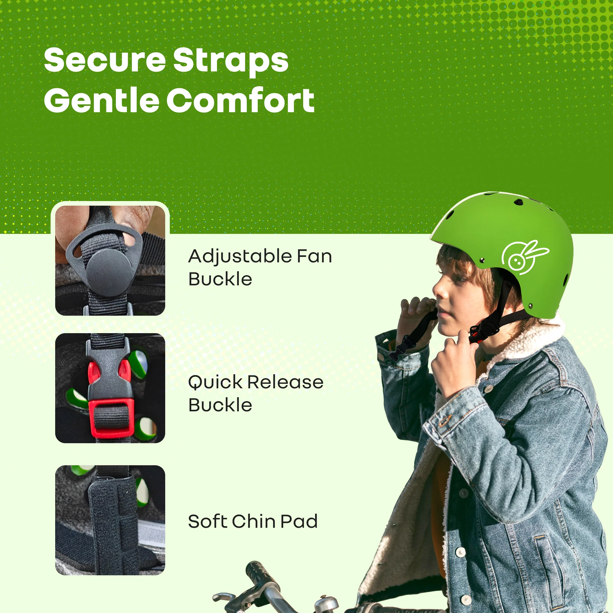Safe Play Kids Helmet – Lightweight, Adjustable & Certified Safety Gear with ABS & EPS foam core (3–7 Years) - Image 13