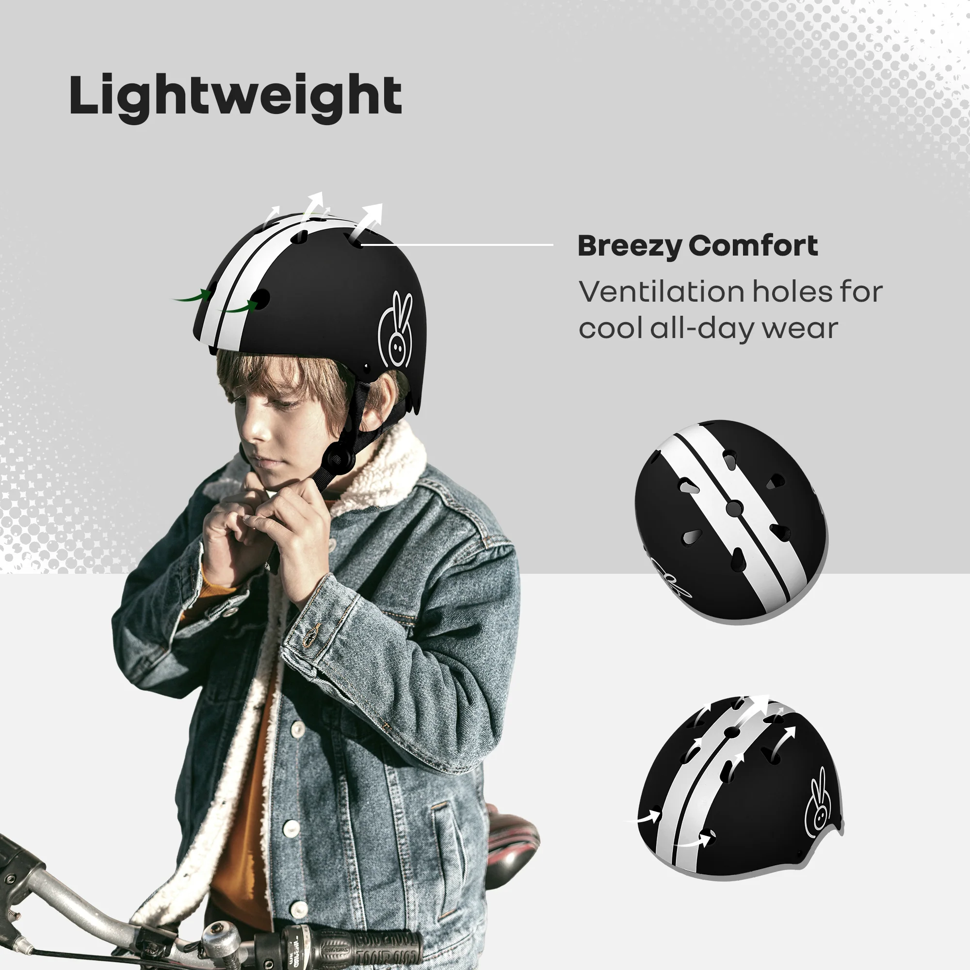 Safe Play Kids Helmet – Lightweight, Adjustable & Certified Safety Gear with ABS & EPS foam core (3–7 Years) - Image 3