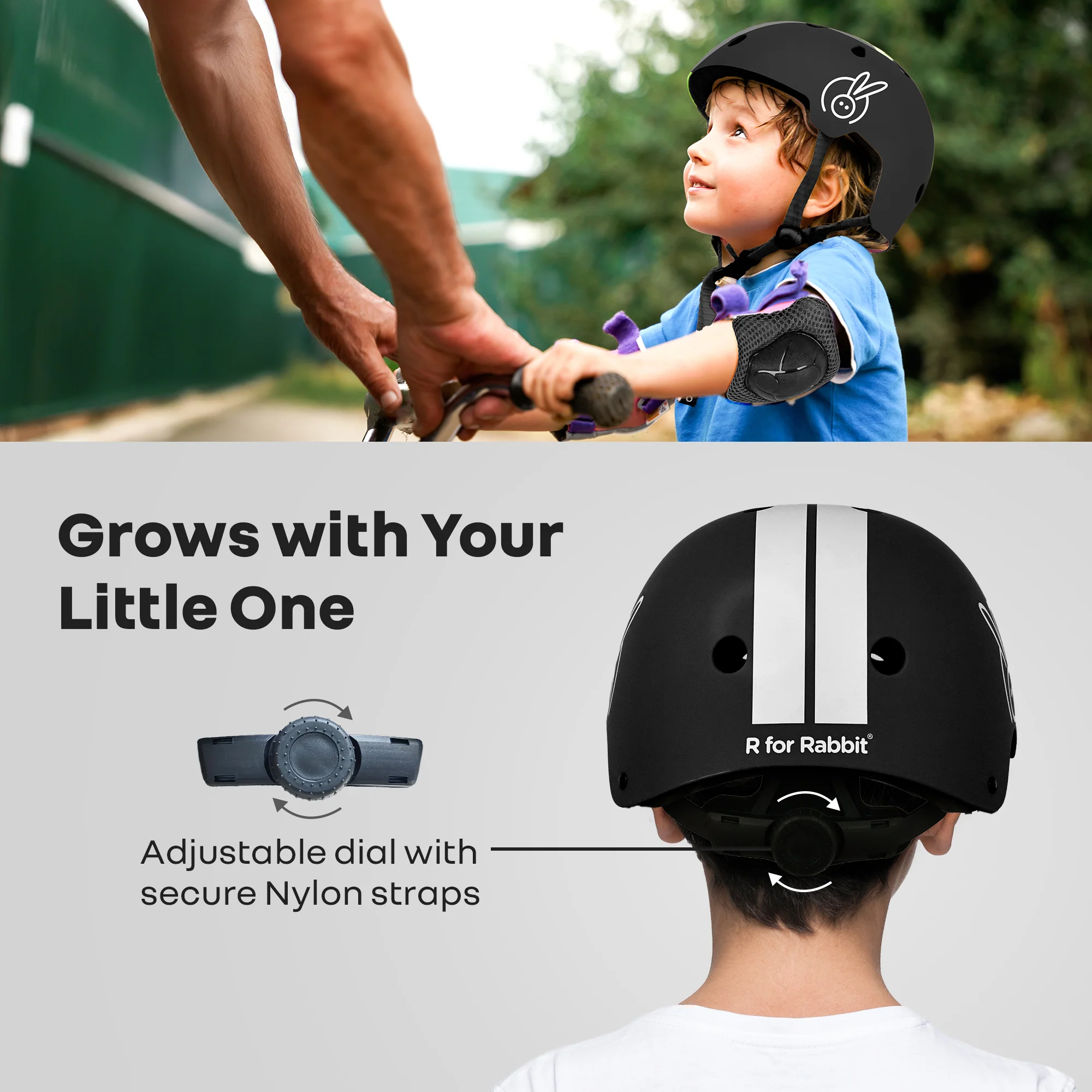 Safe Play Kids Helmet – Lightweight, Adjustable & Certified Safety Gear with ABS & EPS foam core (3–7 Years) - Image 4