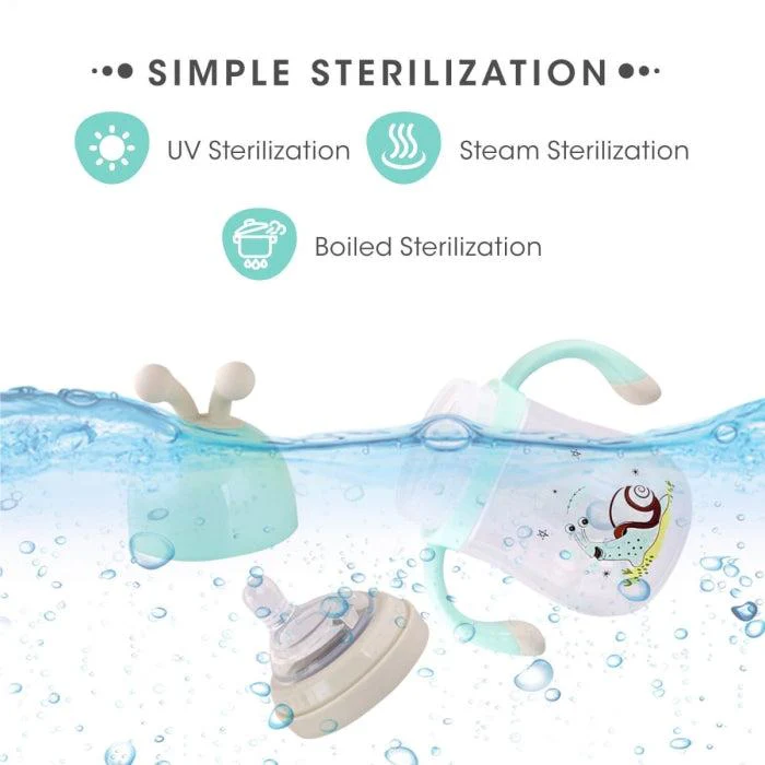 Snozzy Baby Spout Sippy Cup Bottle 240 ML - Image 4