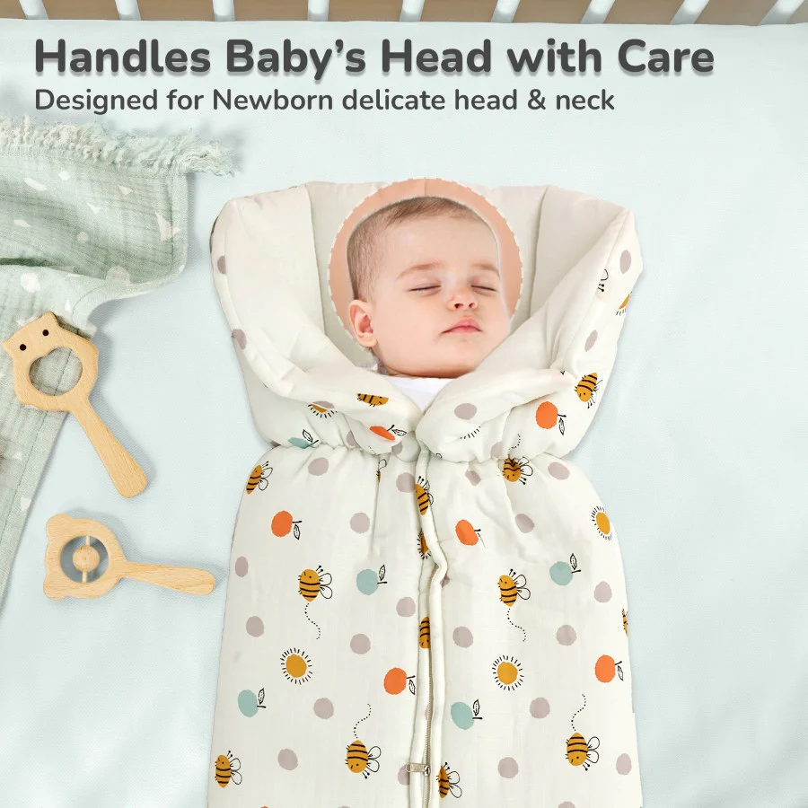 Snuggy Bliss 100% Muslin Cotton Baby Bedding for Newborns (0–6 Months) - Image 14