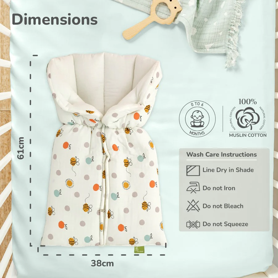 Snuggy Bliss 100% Muslin Cotton Baby Bedding for Newborns (0–6 Months) - Image 16