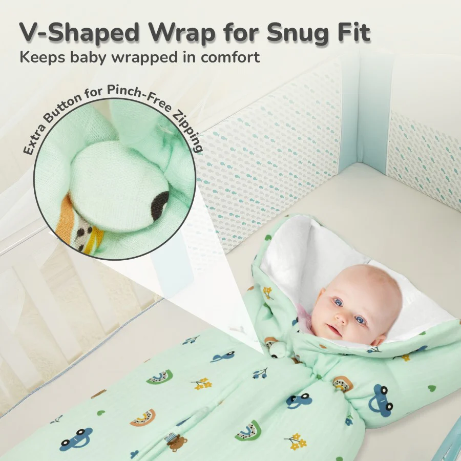 Snuggy Bliss 100% Muslin Cotton Baby Bedding for Newborns (0–6 Months) - Image 21