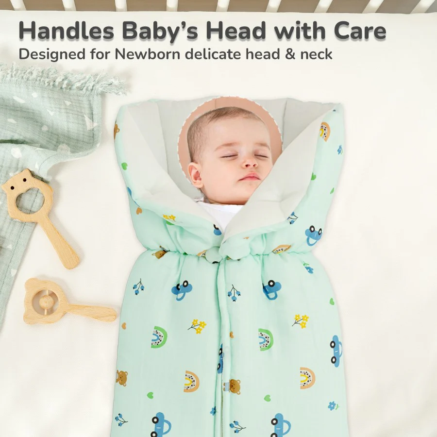 Snuggy Bliss 100% Muslin Cotton Baby Bedding for Newborns (0–6 Months) - Image 22