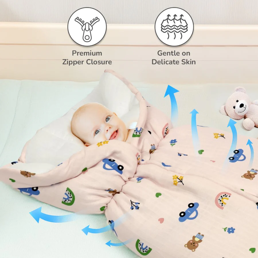 Snuggy Bliss 100% Muslin Cotton Baby Bedding for Newborns (0–6 Months) - Image 26