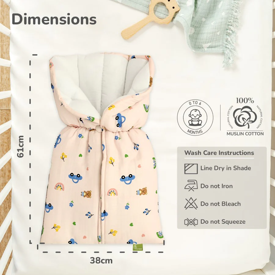 Snuggy Bliss 100% Muslin Cotton Baby Bedding for Newborns (0–6 Months) - Image 32