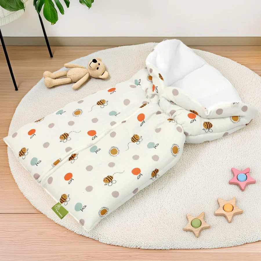 Snuggy Bliss 100% Muslin Cotton Baby Bedding for Newborns (0–6 Months) - Image 9