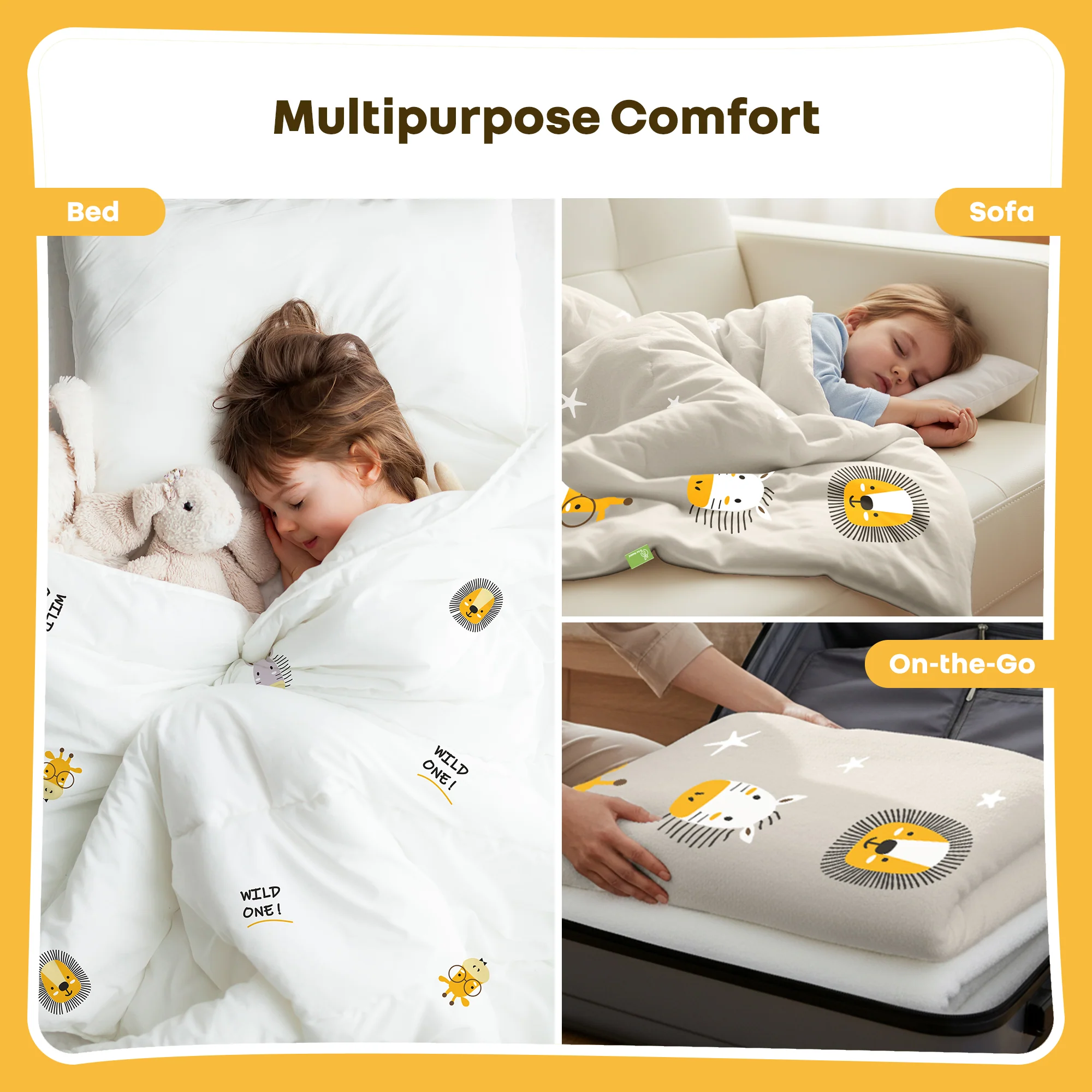 Softkins Baby Comforter 100% Cotton Baby Blanket With Ultra-Soft Dual Side Comfort - Image 9