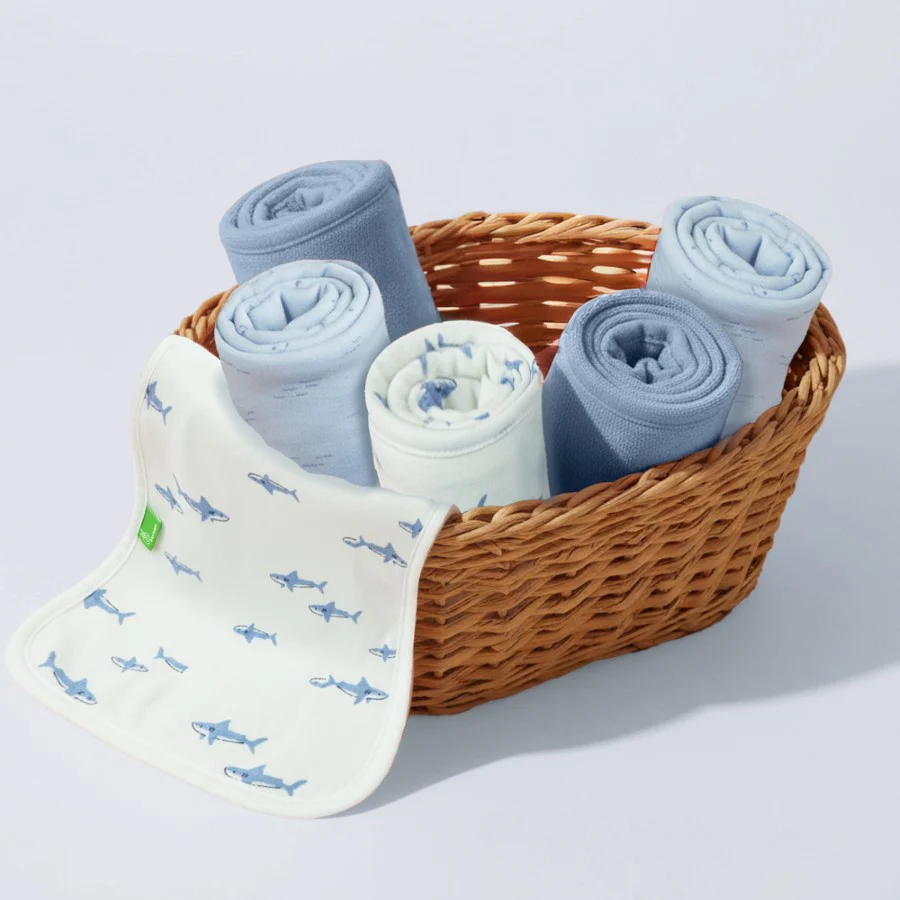 Softkins Washcloth - Ultra-Soft Cotton Baby Washcloth (Pack of 6)