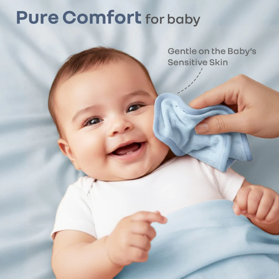 Softkins Washcloth - Ultra-Soft Cotton Baby Washcloth (Pack of 6) - Image 3