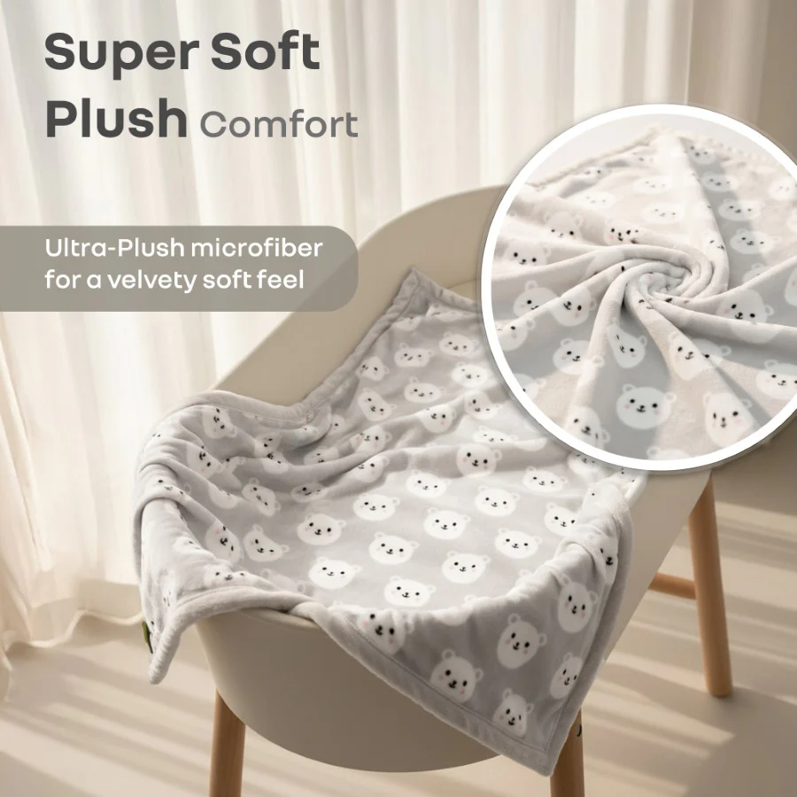 Softkins Comfy - Ultra Soft & Cozy Lightweight Baby Blanket (100×100 cm) - Image 4