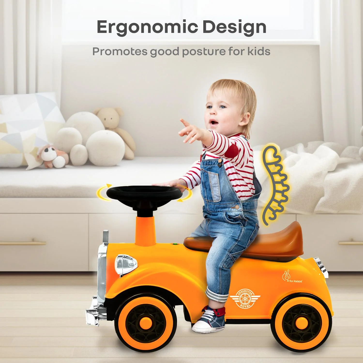 Speedster Royal Ride On Car for Kids - Image 24