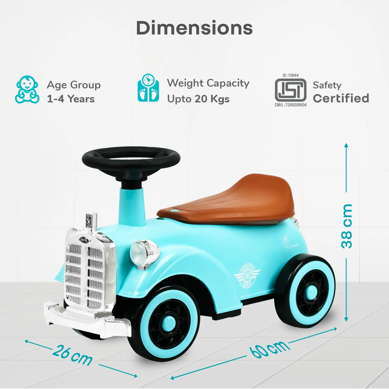 Speedster Royal Ride On Car for Kids - Image 8