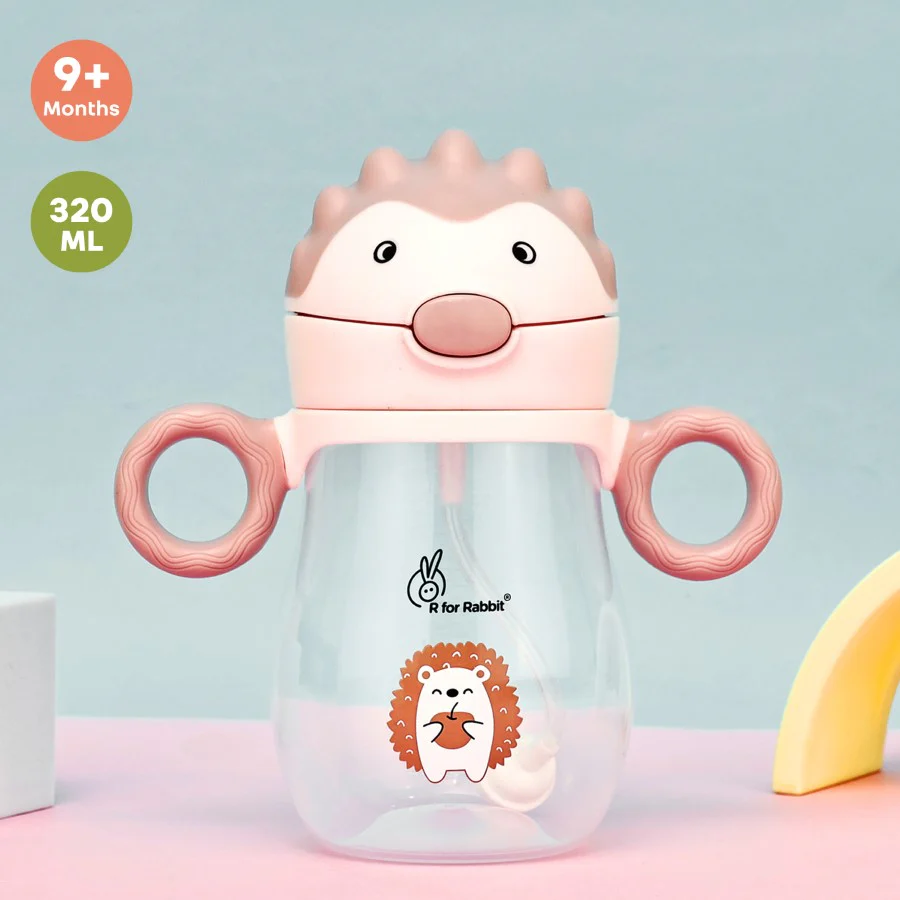 Spikey Baby Straw Sipper Bottle 320ml With Soft Silicone Straw and Leak Proof - Image 12