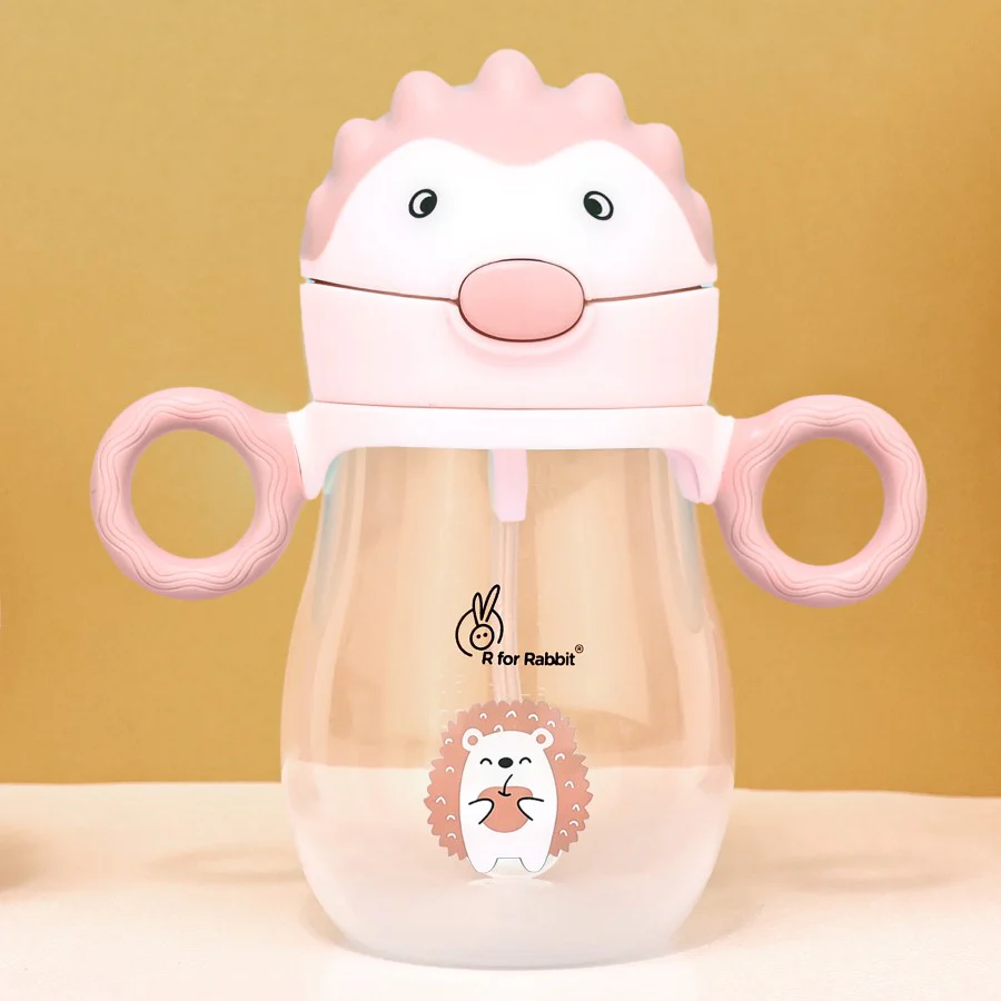Spikey Baby Straw Sipper Bottle 320ml With Soft Silicone Straw and Leak Proof - Image 7