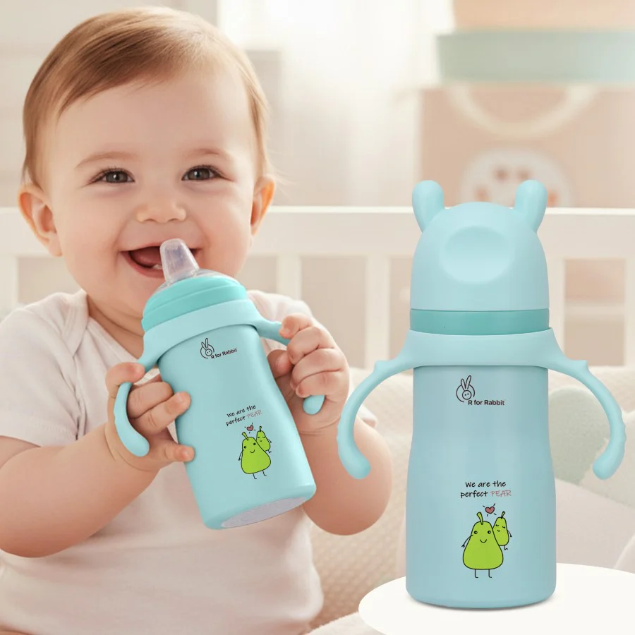 Steebo Fusion Spout Cup Stainless Steel Bottle For Kids, 270ml Leak Proof - Image 10