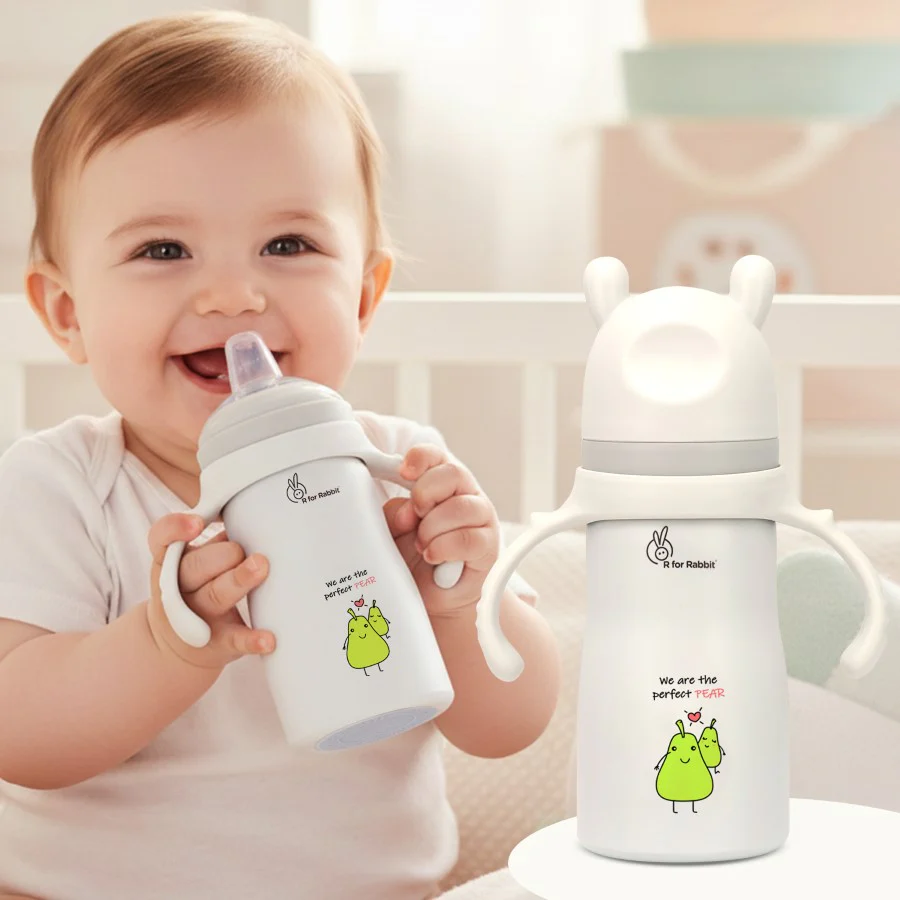 Steebo Fusion Spout Cup Stainless Steel Bottle For Kids, 270ml Leak Proof - Image 28