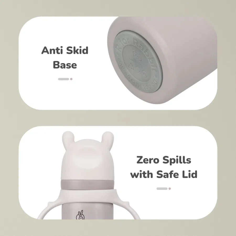 Steebo Fusion Spout Cup Stainless Steel Bottle For Kids, 270ml Leak Proof - Image 35