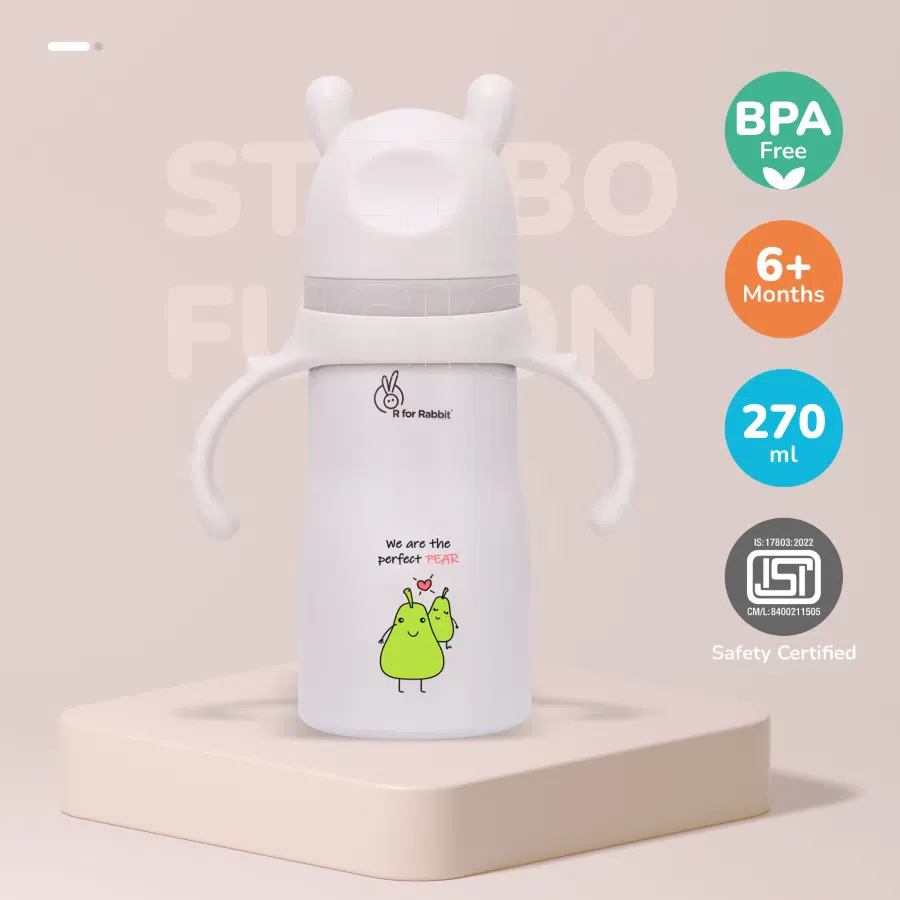 Steebo Fusion Spout Cup Stainless Steel Bottle For Kids, 270ml Leak Proof - Image 36