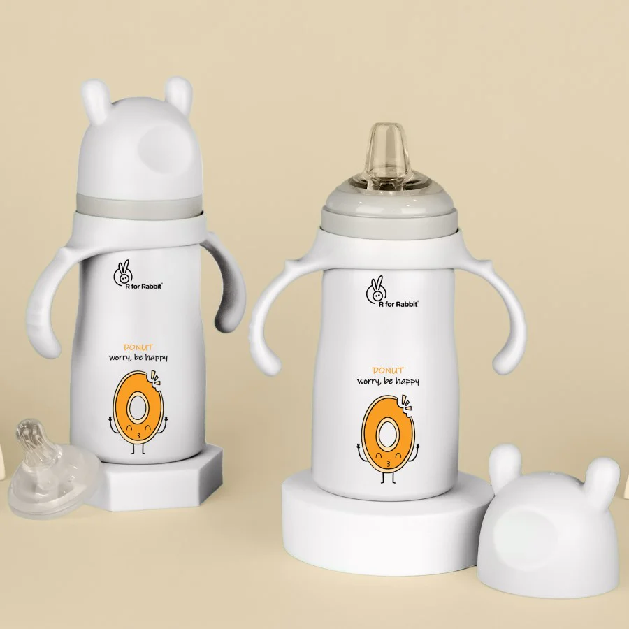 Steebo Fusion Spout Cup Stainless Steel Bottle For Kids, 270ml Leak Proof - Image 20