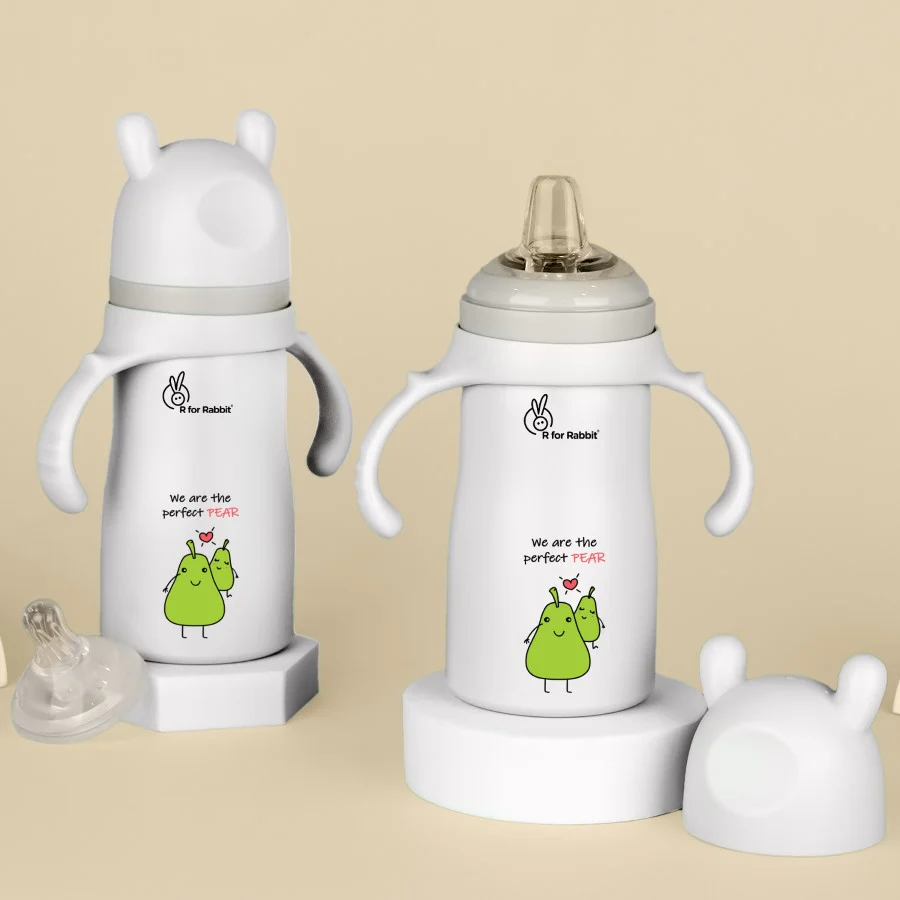 Steebo Fusion Spout Cup Stainless Steel Bottle For Kids, 270ml Leak Proof - Image 29