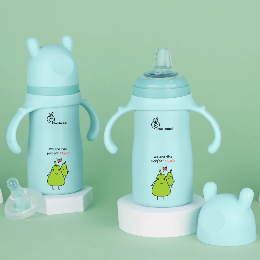 Steebo Fusion Spout Cup Stainless Steel Bottle For Kids, 270ml Leak Proof - Image 11