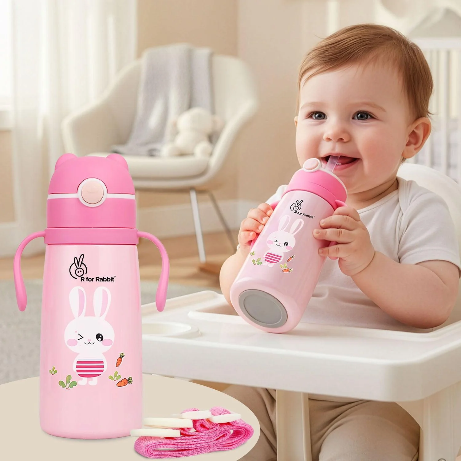 Steebo Safari Stainless Steel Sipper Bottle for Kids 500ml - Image 15
