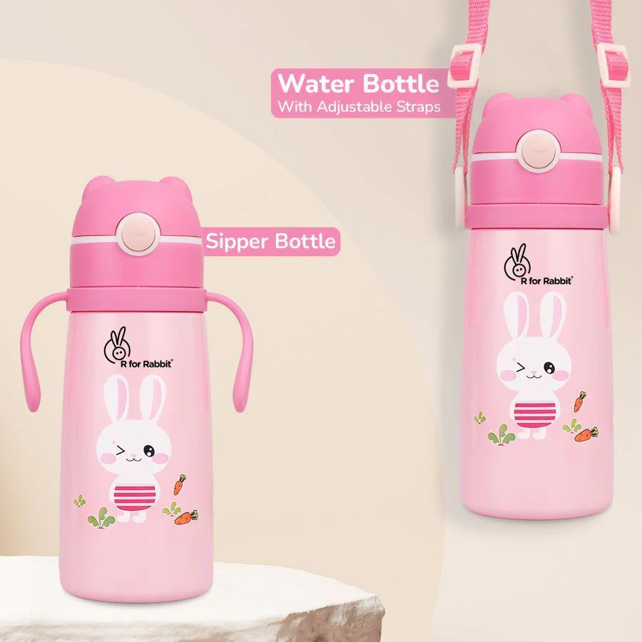 Steebo Safari Stainless Steel Sipper Bottle for Kids 500ml - Image 17
