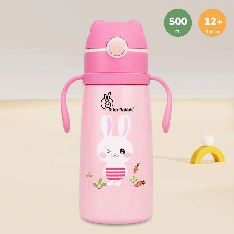 Steebo Safari Stainless Steel Sipper Bottle for Kids 500ml - Image 21
