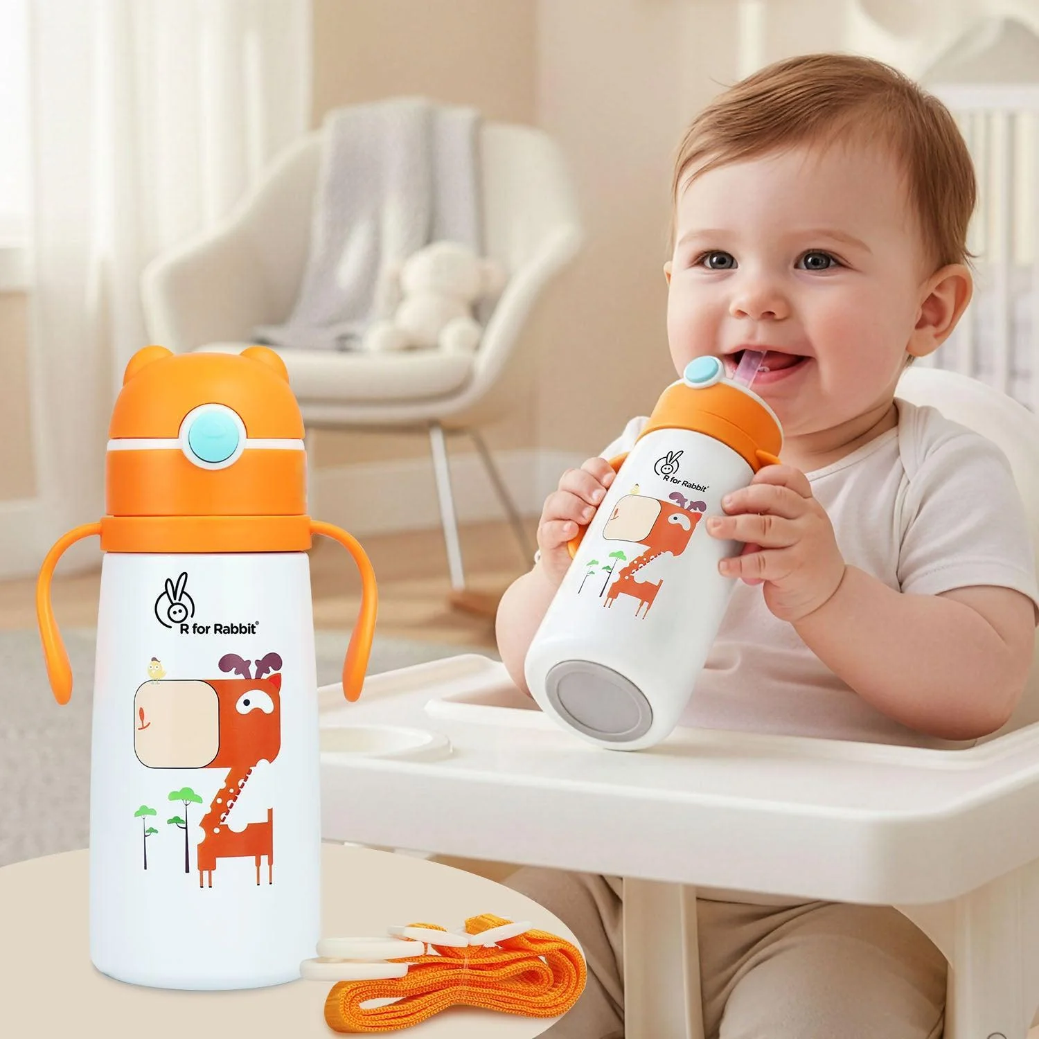 Steebo Safari Stainless Steel Sipper Bottle for Kids 500ml - Image 22