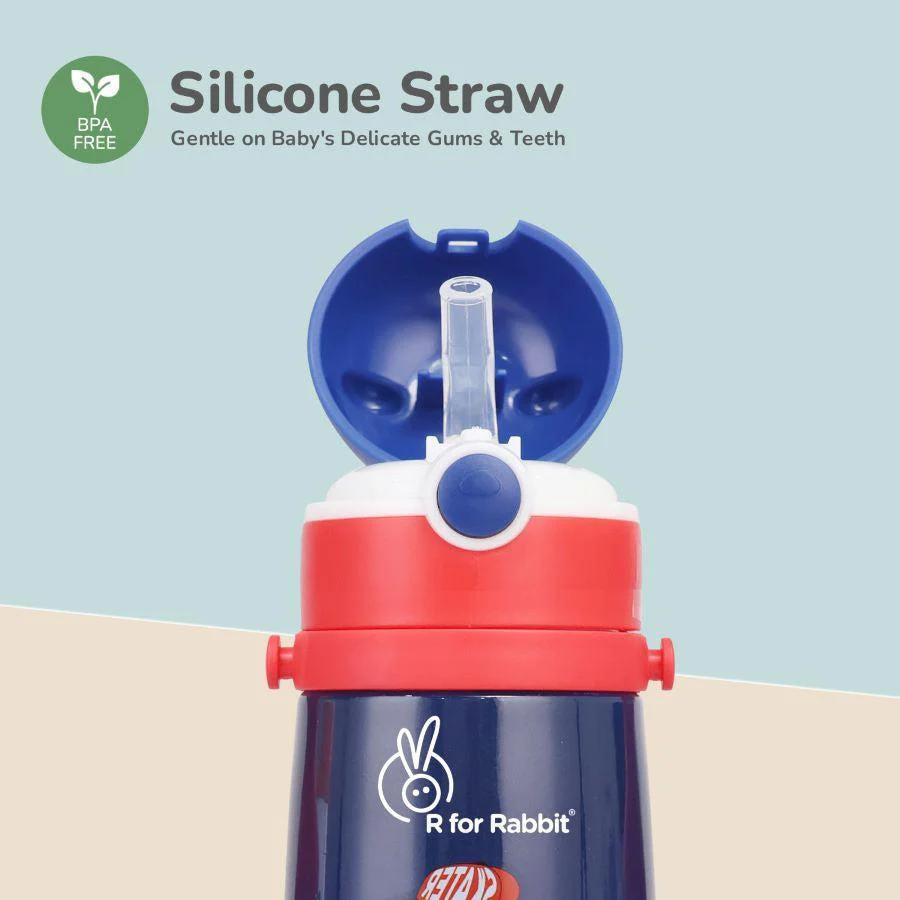 Steebo Safari Stainless Steel Sipper Bottle for Kids 500ml - Image 4