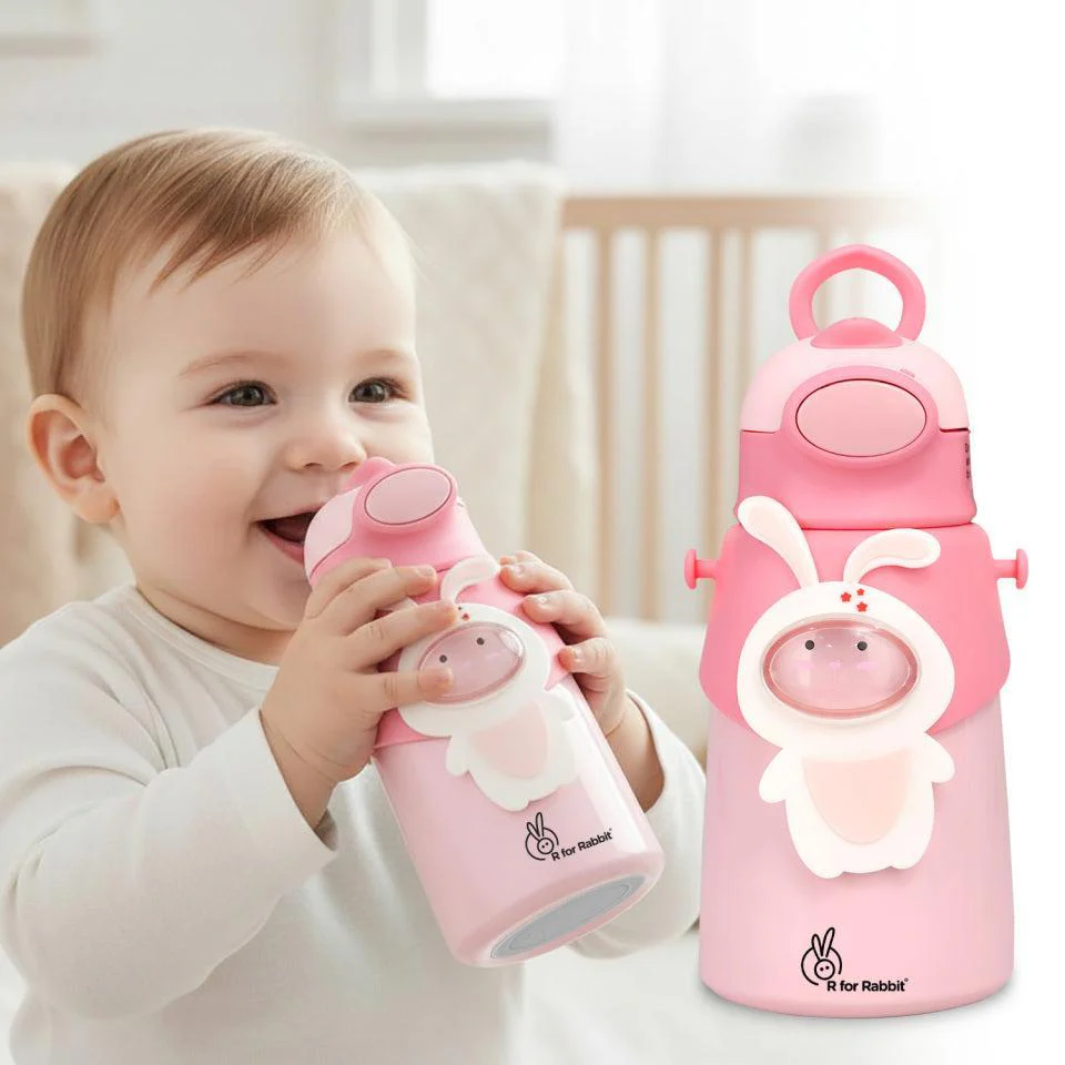 Steebo Zoobie Stainless Steel Sipper Feeding Bottle for Kids 550ml - Image 15