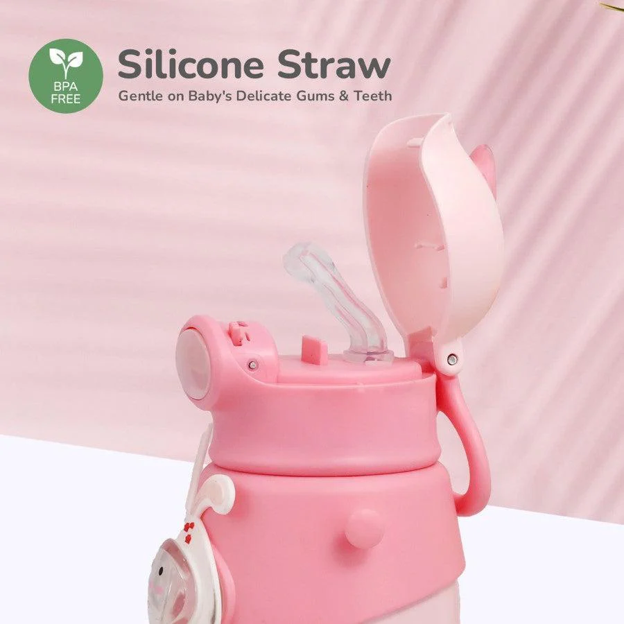 Steebo Zoobie Stainless Steel Sipper Feeding Bottle for Kids 550ml - Image 18