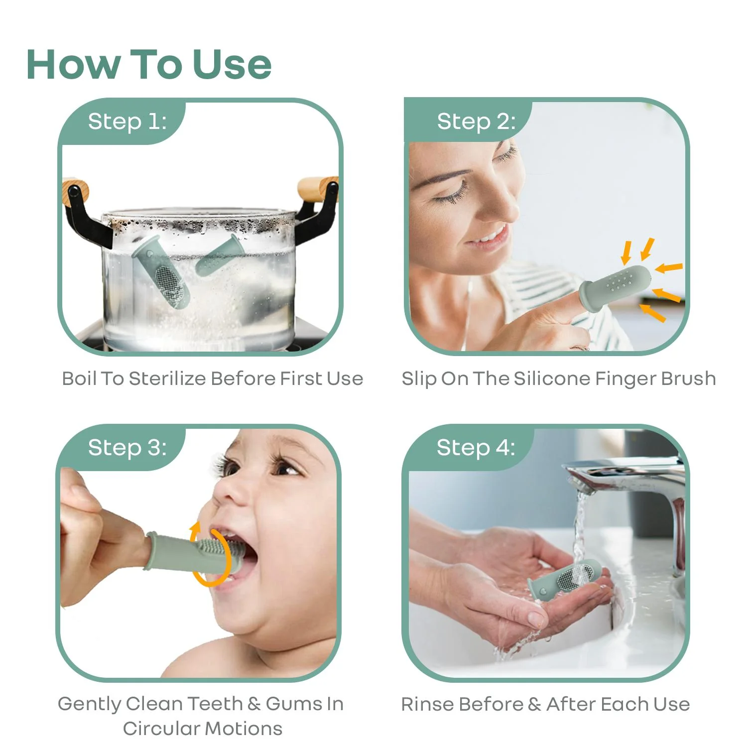 Tiny Smiles Gummy Kids Toothbrush - Image 6