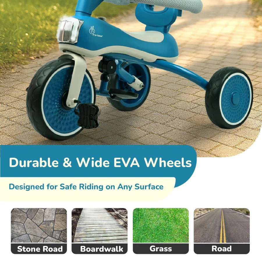 Tiny Toes Karizma - Luxury 3-in-1 Smart Tricycle for Kids 2 to 5 Years with Music & Canopy - Image 13