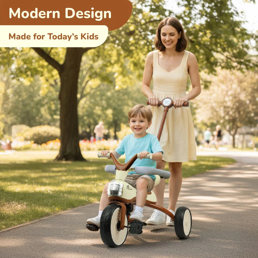 Tiny Toes Karizma - Luxury 3-in-1 Smart Tricycle for Kids 2 to 5 Years with Music & Canopy - Image 19