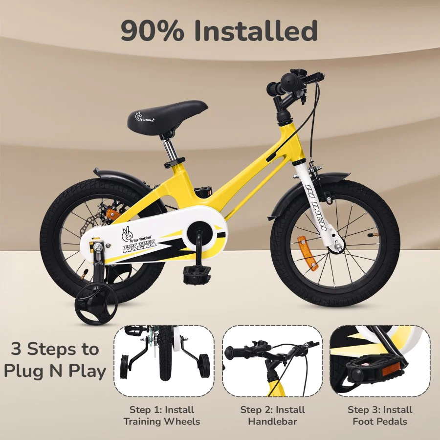 Tiny Toes Magna Bicycle For Kids 14 Inch  With 90% Plug N Play Installation - Image 13