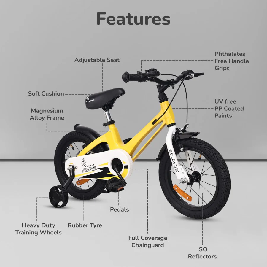 Tiny Toes Magna Bicycle For Kids 16 Inch With 90% Plug N Play Installation - Image 14