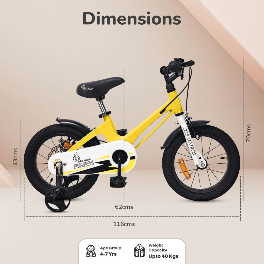 Tiny Toes Magna Bicycle For Kids 16 Inch With 90% Plug N Play Installation - Image 17