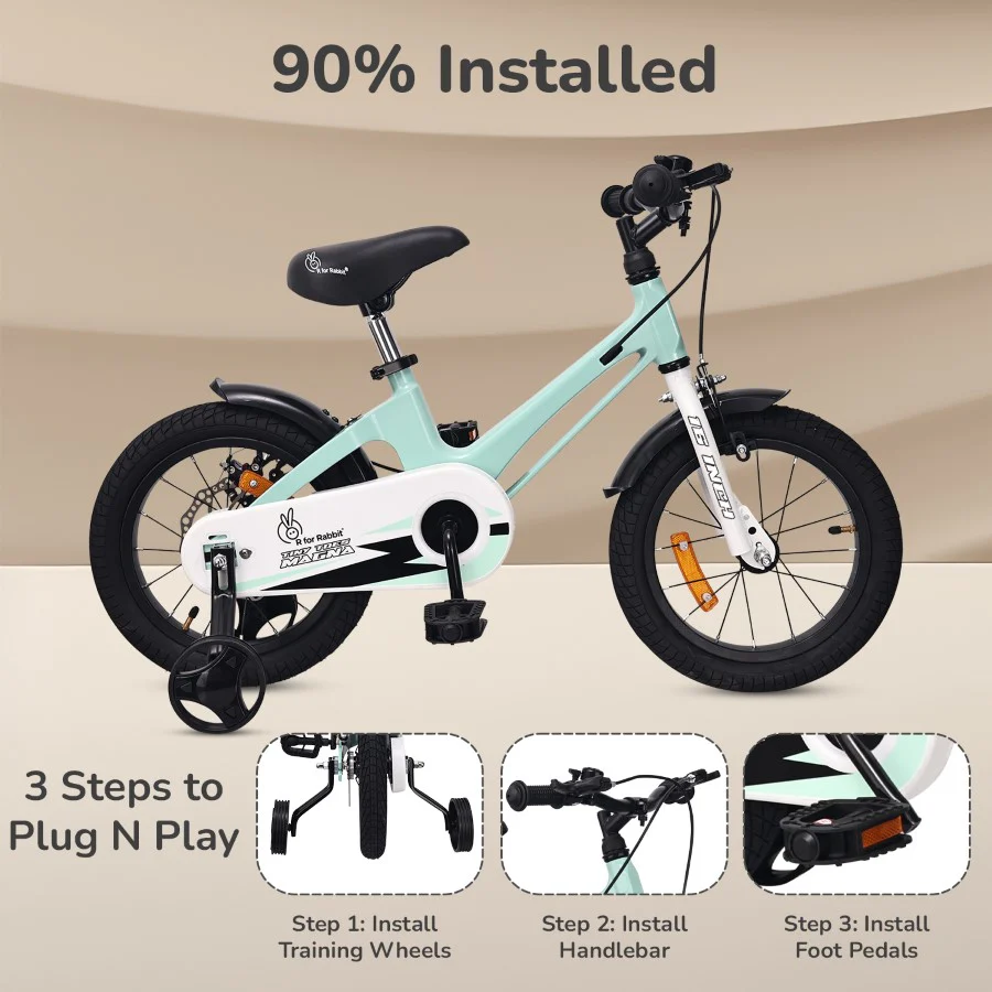 Tiny Toes Magna Bicycle For Kids 16 Inch With 90% Plug N Play Installation - Image 4