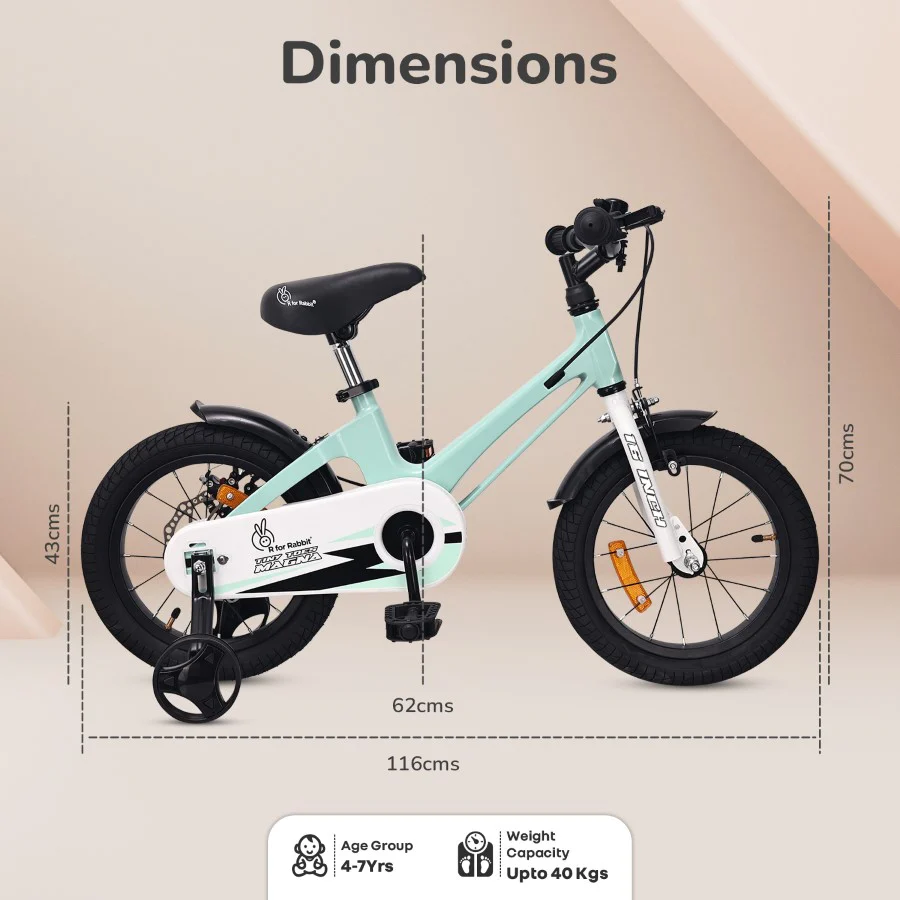 Tiny Toes Magna Bicycle For Kids 16 Inch With 90% Plug N Play Installation - Image 8