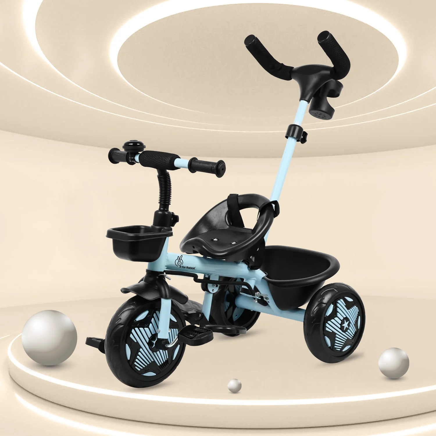 Tiny Toes R20 Ace Baby Tricycle – Smart Plug & Play Trike with Parental Control & EVA Wheels - Image 20