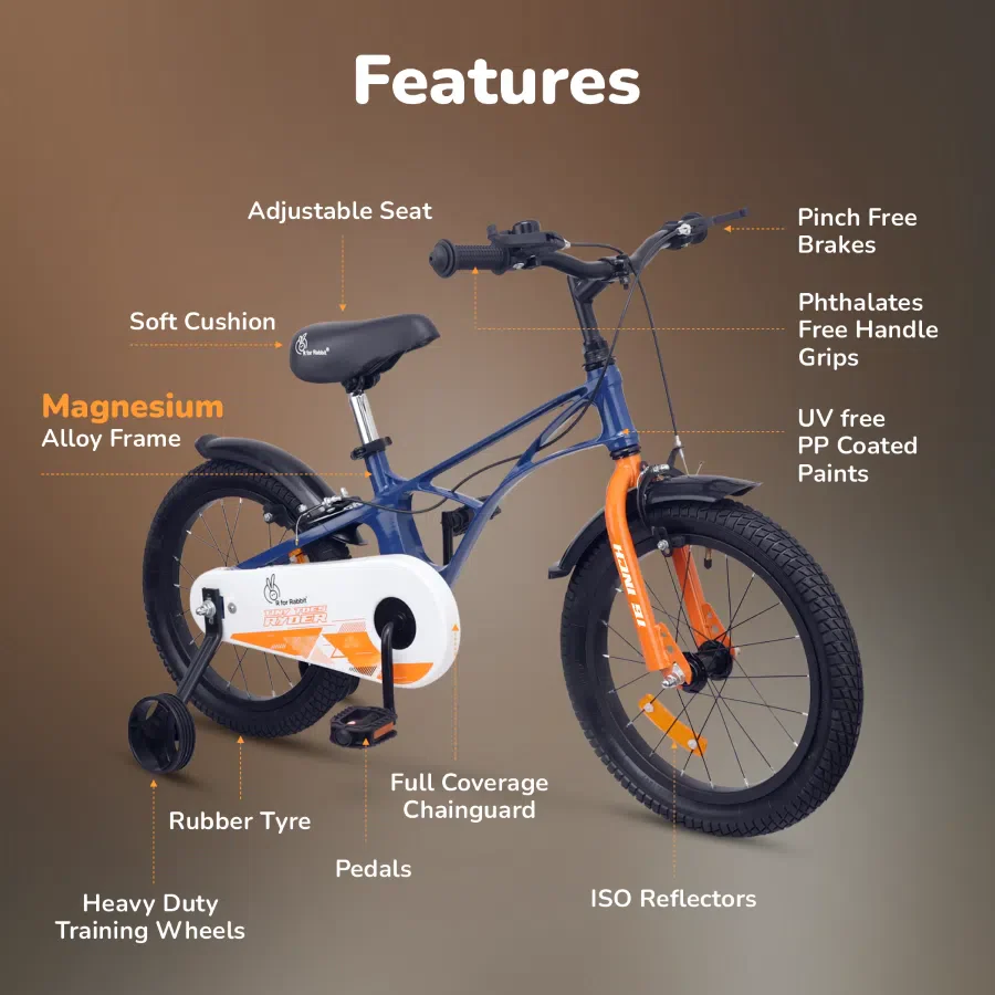 Tiny Toes Ryder Bicycle For Kids 16 Inch 90% Plug N Play Installation - Image 14