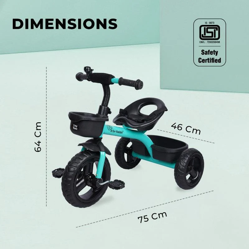 Tiny Toes T10 Ace Tricycle With Personalized Name Plate - Image 15