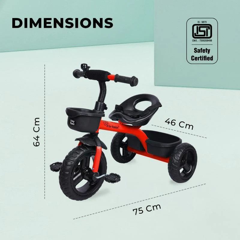 Tiny Toes T10 Ace Tricycle With Personalized Name Plate - Image 22